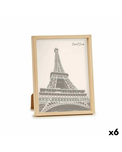 Fotolijsten Bruin Plastic (21,7 x 2 x 26,7 cm) (6 Stuks)