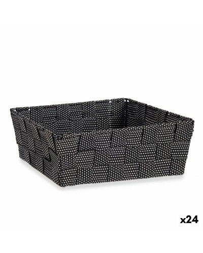 Cesto Trenzado Negro de 2,4L: Orden, Estilo y Práctica
