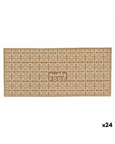 Tappeto antiscivolo Healthy Food 90 x 40 cm, Beige (24 pezzi)
