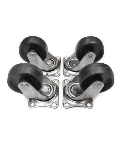 EDM 50mm Rubber Casters (4-Pack)

