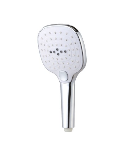 Soffione Doccia Quadrato EDM 12 cm ABS Cromato, 3,1 x 24,5 cm