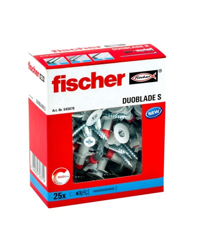 Écrous et boulons Fischer 44 mm (25 pièces) pour une fixation sûre
