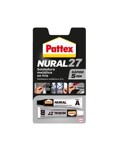 Adhésif Instantané Pattex Nural 27 Gris, Tube de 22 ml
