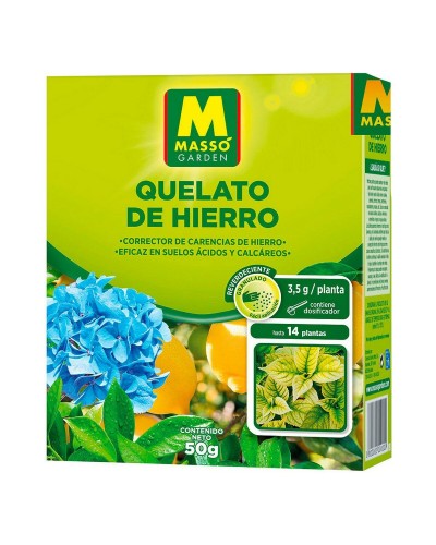 Fertilizante Massó Quelato de Hierro Premium para Plantas (50 g)

