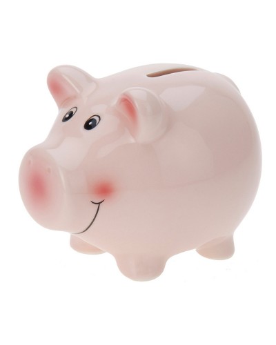 Tirelire Cochon en Céramique de Taille Parfaite (11,5 x 9,1 x 9,1 cm)

