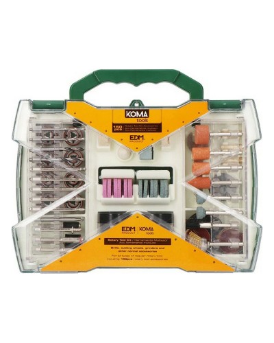 Kit de Herramientas Koma Tools 150 Piezas, Reparaciones en Casa y Coche
