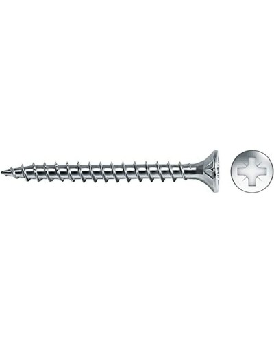 CELO Assortiment de vis zinguées (500 pièces) - 4 x 30 mm
