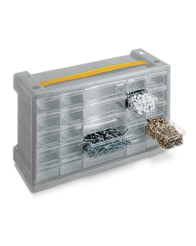 Cajonera Terry N25 con 3 cajones - 40,5 x 15 x 24 cm - Organizador para hogar y oficina
