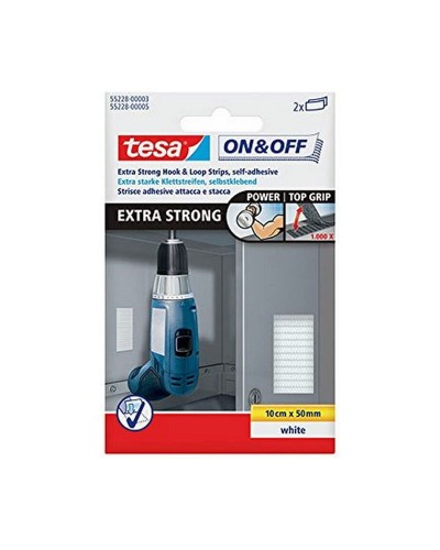 Tesafix Transparent Double-Sided Tape for Quick Mounting (10cm x 5cm)
