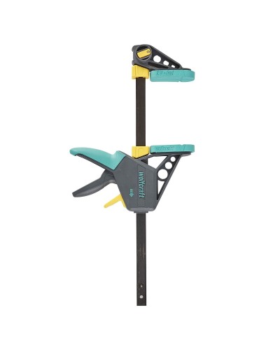 Wolfcraft One-Handed Bar Clamp, 10-300 mm, Quick and Secure Locking
