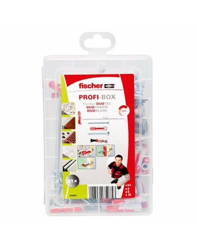 Wandpluggen en schroeven Fischer 91 Stuks
