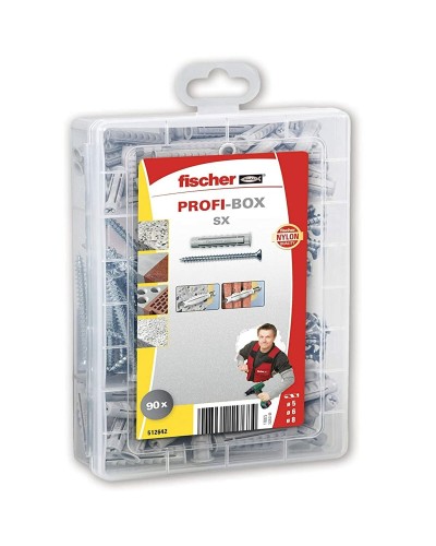 Fischer Set da 90 viti e dadi per fissaggi sicuri
