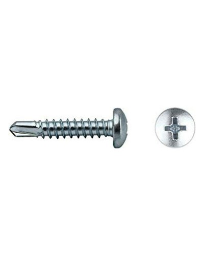 Tornillo autotaladrante CELO 4,8 x 75 mm Zincado para Chapas - Envase de 100
