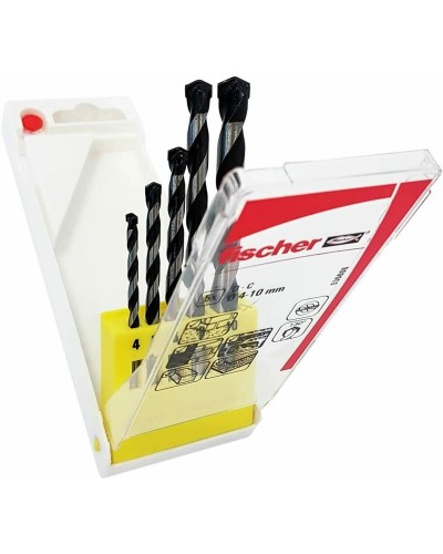 Ensemble de forets Fischer 5 pièces pour des perçages précis et rapides.
