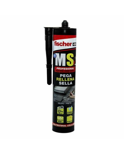 Mastic/Adhésif Fischer MS Noir, 290 ml
