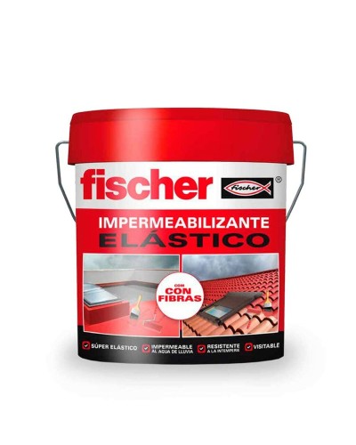 Impermeabilizzante Fischer Elastico Rosso, 15 L