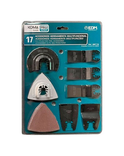Kit de Herramientas Profesional Koma Tools de 17 Piezas para Reparación de Automóviles
