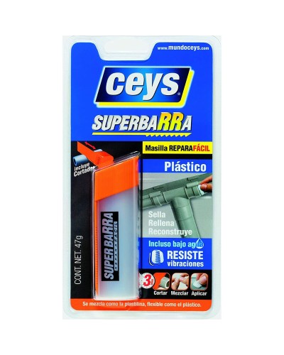 Mastic Ceys en Barre, 47 g - Remplissage et Réparation Rapide
