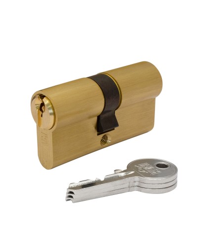 Cilindro di sicurezza IFAM F5S3535L in ottone europeo dorato con leva lunga (70 mm)