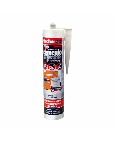Dicht- und Klebstoff Zement Hellgrau Fischer 310 ml
