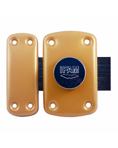 Verrou de sécurité IFAM B5/50 en Laiton Marron, Applique, Longueur 110 mm
