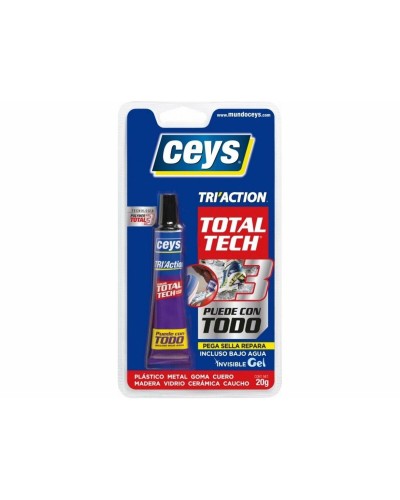 Pegamento Ceys Universal, Tubo de 20g para Reparaciones
