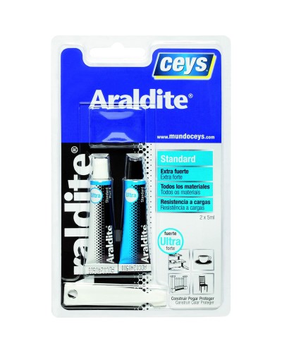 Adhesivo Instantáneo Ceys Araldite, Paquete de 2 Unidades para Reparaciones Rápidas y Duraderas

