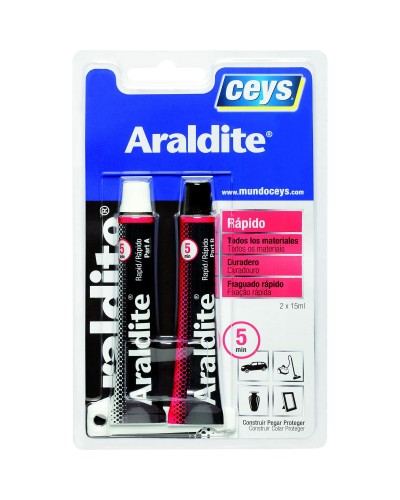 Colle Instantanée Ceys Araldite | Bi-composant | Force Extrême | Réparations Rapides
