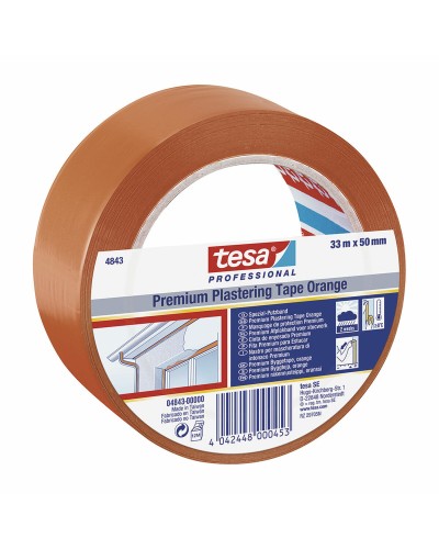 Isoleringstejp TESA Revoco Premium 4843 Orange Gummi PVC (33 m x 50 mm)