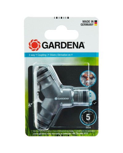 Gardena Y-Stück: 1/2"- 3/4" - Geeignet für Bewässerung und Gartenarbeit
