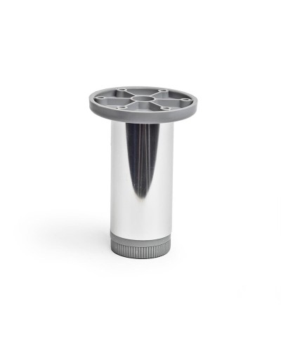 Voeten Rei 405 Cilindrisch Ø 3,9 x 10 cm Zilverkleurig Aluminium Modern