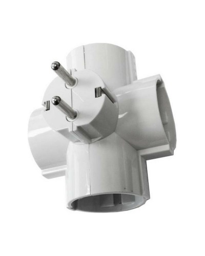 Plugg adapter EDM Fyrfaldig 2400 W 250 V 16 A Termoplast