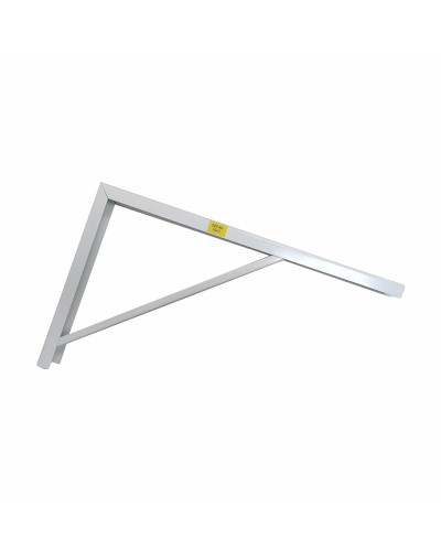 Squadra Fepre Bianca in Acciaio Inox, Dimensioni 30 x 50 cm, Strumento di Misurazione per Angoli e Disegno