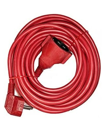Cable de Extensión EDM Flexible 3G1.5mm de 10 m Rojo para Exterior

