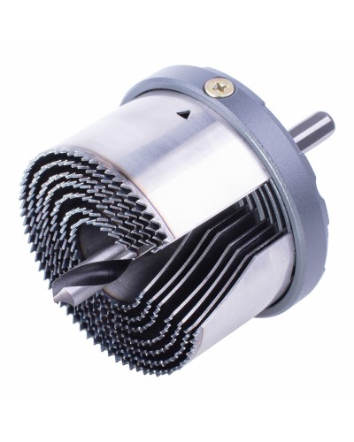 Trépan Wolfcraft Ø 25 mm, Ø 62 mm pour découpe bois et plastique.
