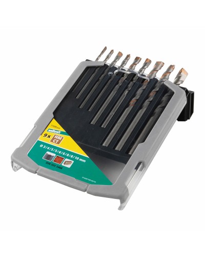 Wolfcraft Brocas para Hormigón, 9 Piezas
