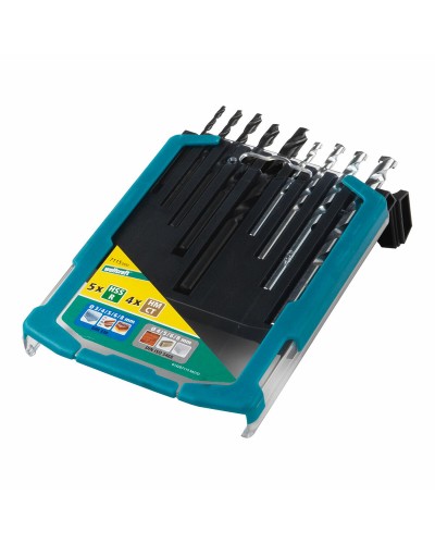 Wolfcraft Bohrerset Metall und Stein, 9-teilig
