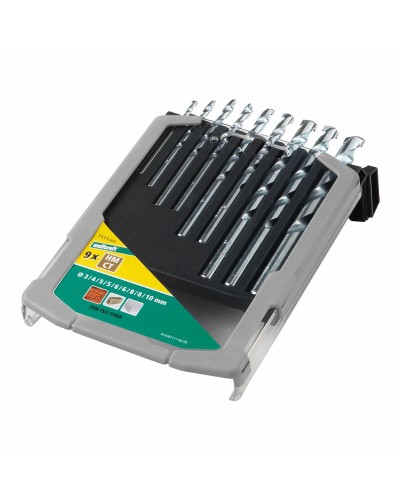Wolfcraft 9-teiliges Steinbohrer-Set für präzises Bohren
