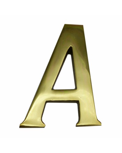 Brief EDM A Gepolijst messing (10 cm)