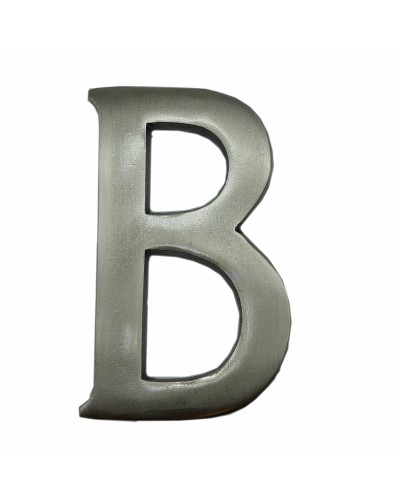 EDM B Silver Nickel Metal Letter, 10 cm for engraving work
