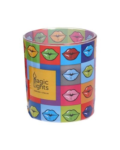 Vela perfumada Magic Lights Labios, 7,5 x 8,4 cm
