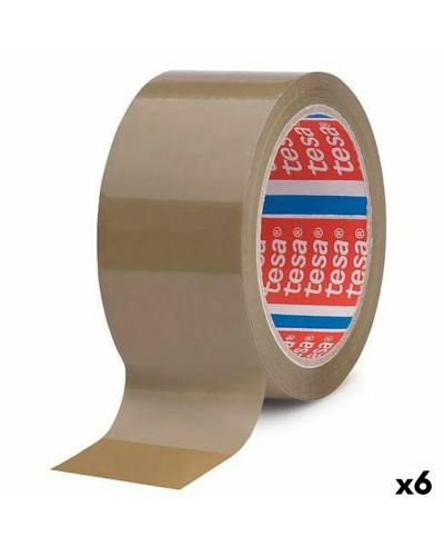Liimanauha TESA Pakkausta Ruskea 50 mm x 66 m (6 osaa)