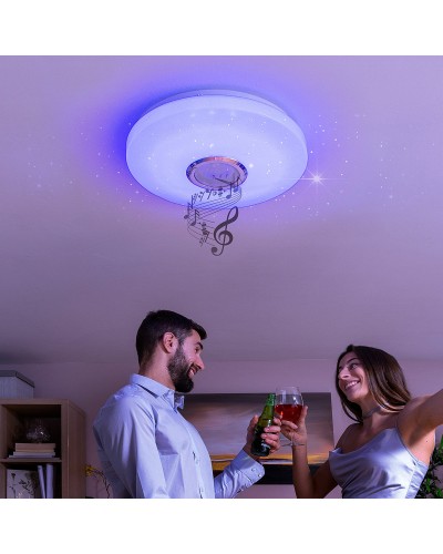 LED plafondlamp met luidspreker Lumavox InnovaGoods