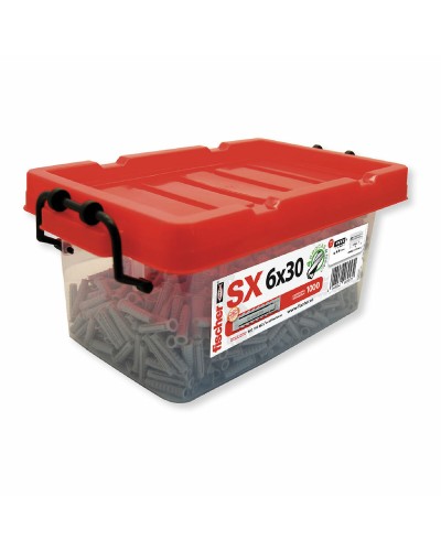 Tacos Fischer, 6 x 30 mm, Paquete de 1000
