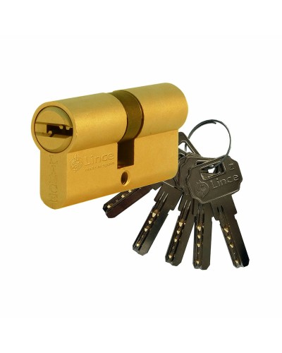 Cilindro Lince C2 con Leva Lunga 64 mm in Ottone e Acciaio