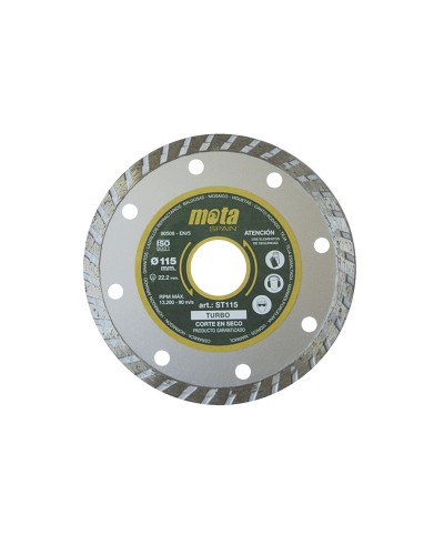 Disco de corte Mota SS230P - 230 mm de diámetro para metal.
