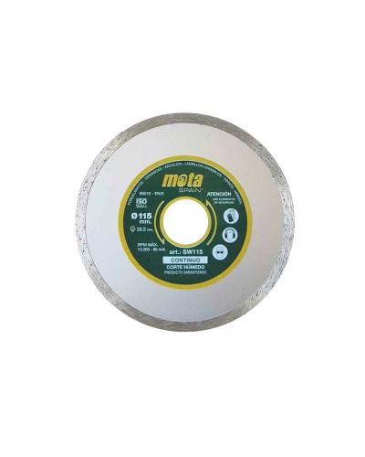 Disque à tronçonner Mota SW115-P, 115 mm x 22,23 mm, Aluminium
