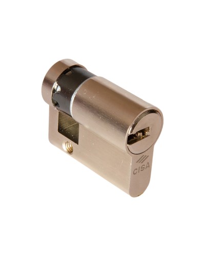 Cylindre Cisa ASIX 1.0 30x30mm Nickelé Levier Court
