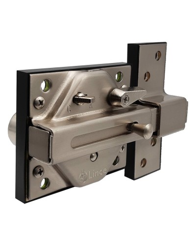 Chiavistello di Sicurezza Lince 7930r Cromato per Porte e Finestre