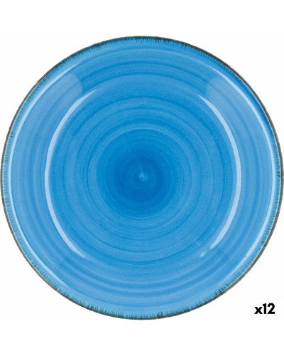 Diep bord Quid Vita Blauw Keramisch (ø 21,5 cm) (12 Stuks)